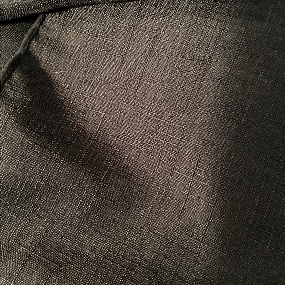 Linen Weave Black Tablecloth & 8 matching napkins, 60X84,use on Oblong or Oval - Picture 4 of 10